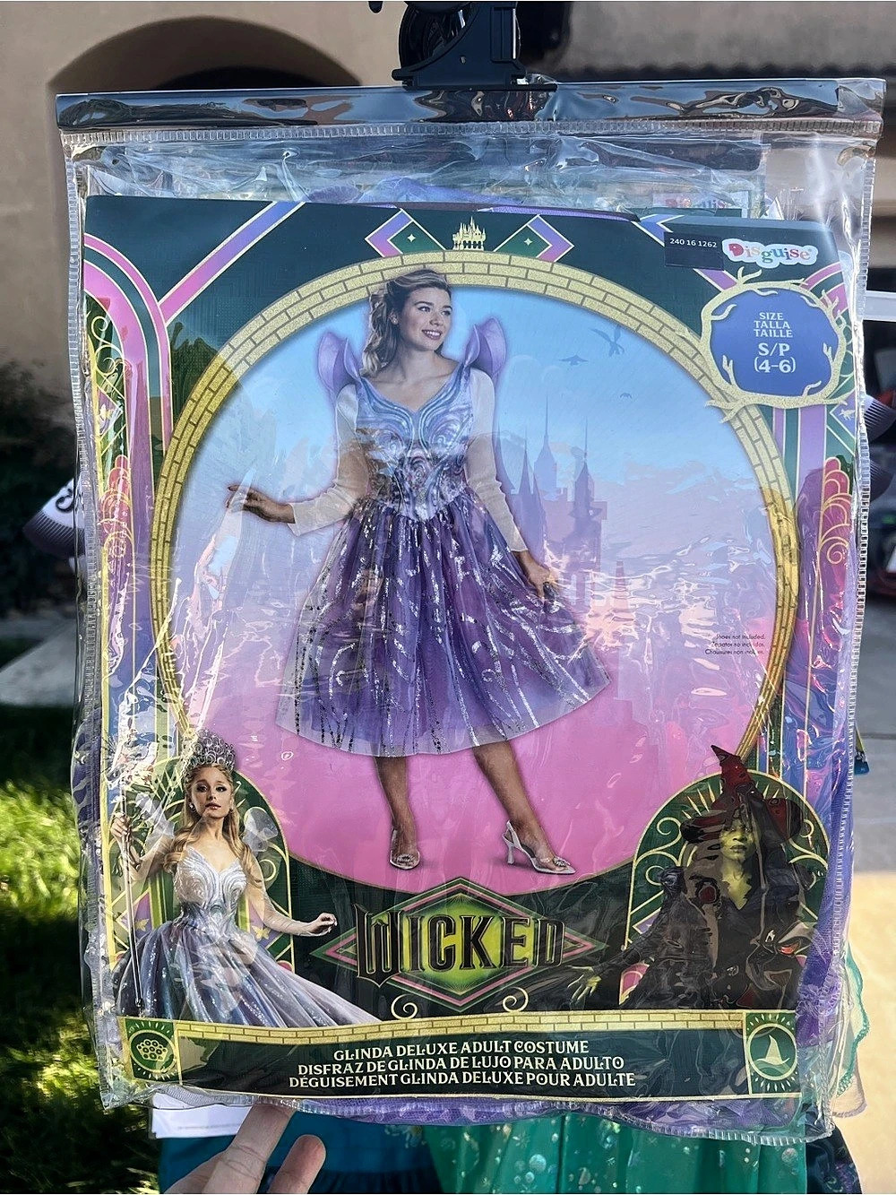 Disguise Glinda Deluxe Adult Costume Purple Small